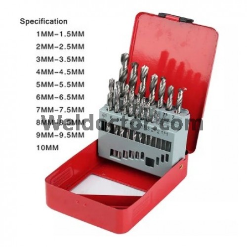 HSS Drill Bit Set - 19 PCS